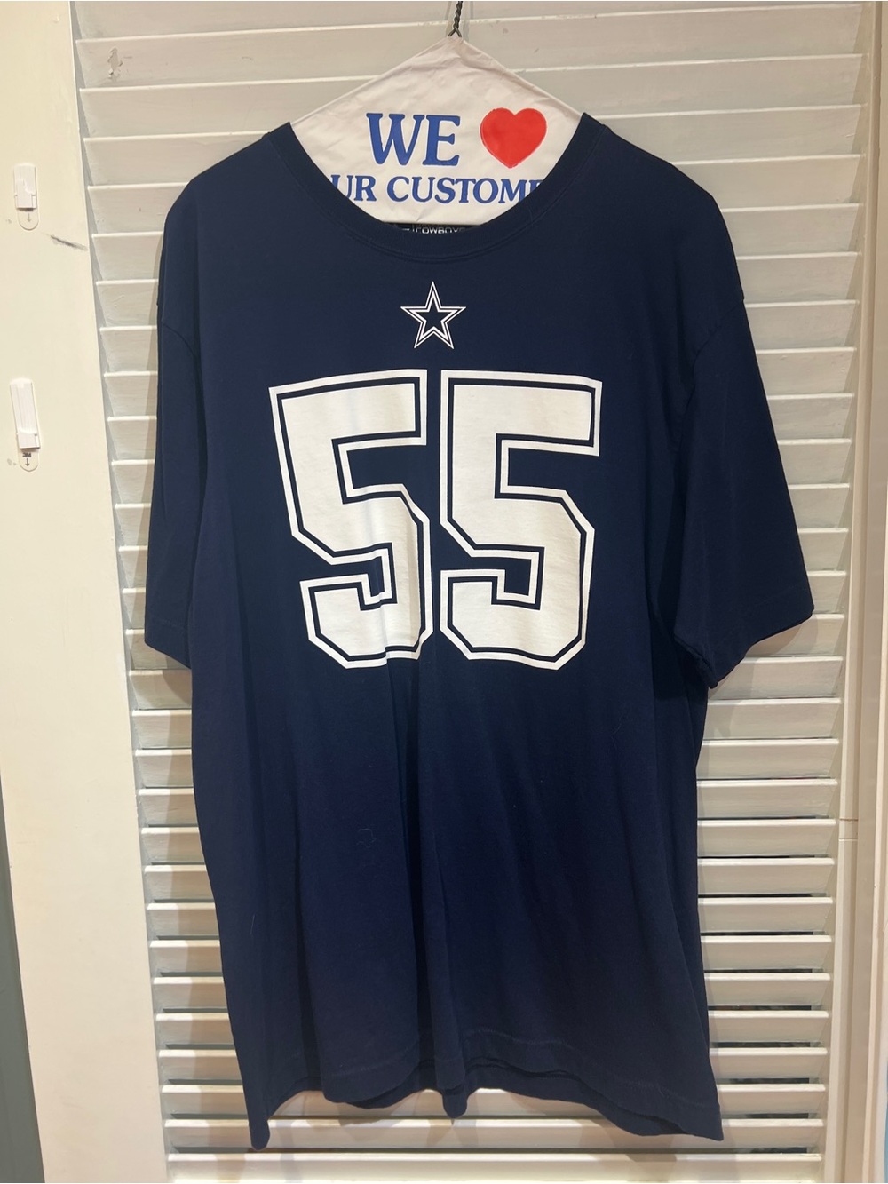 Women’s dallas cowboys t shirt number 55 great condition